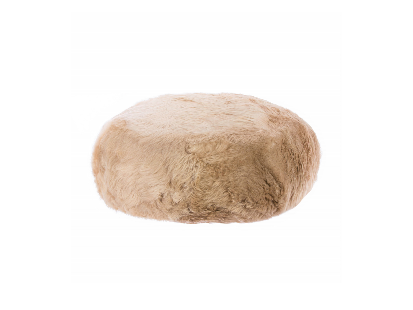 Long Wool Pouf