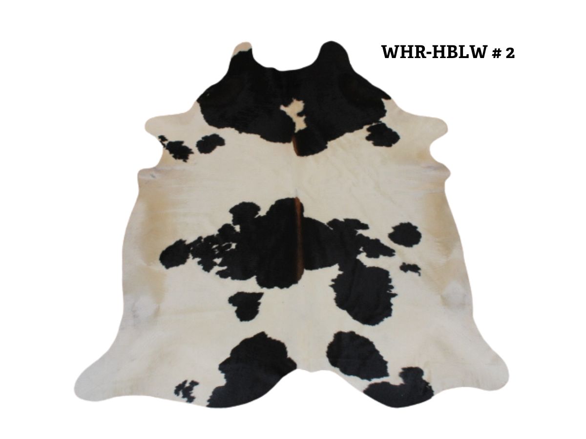 Cowhide White & Black