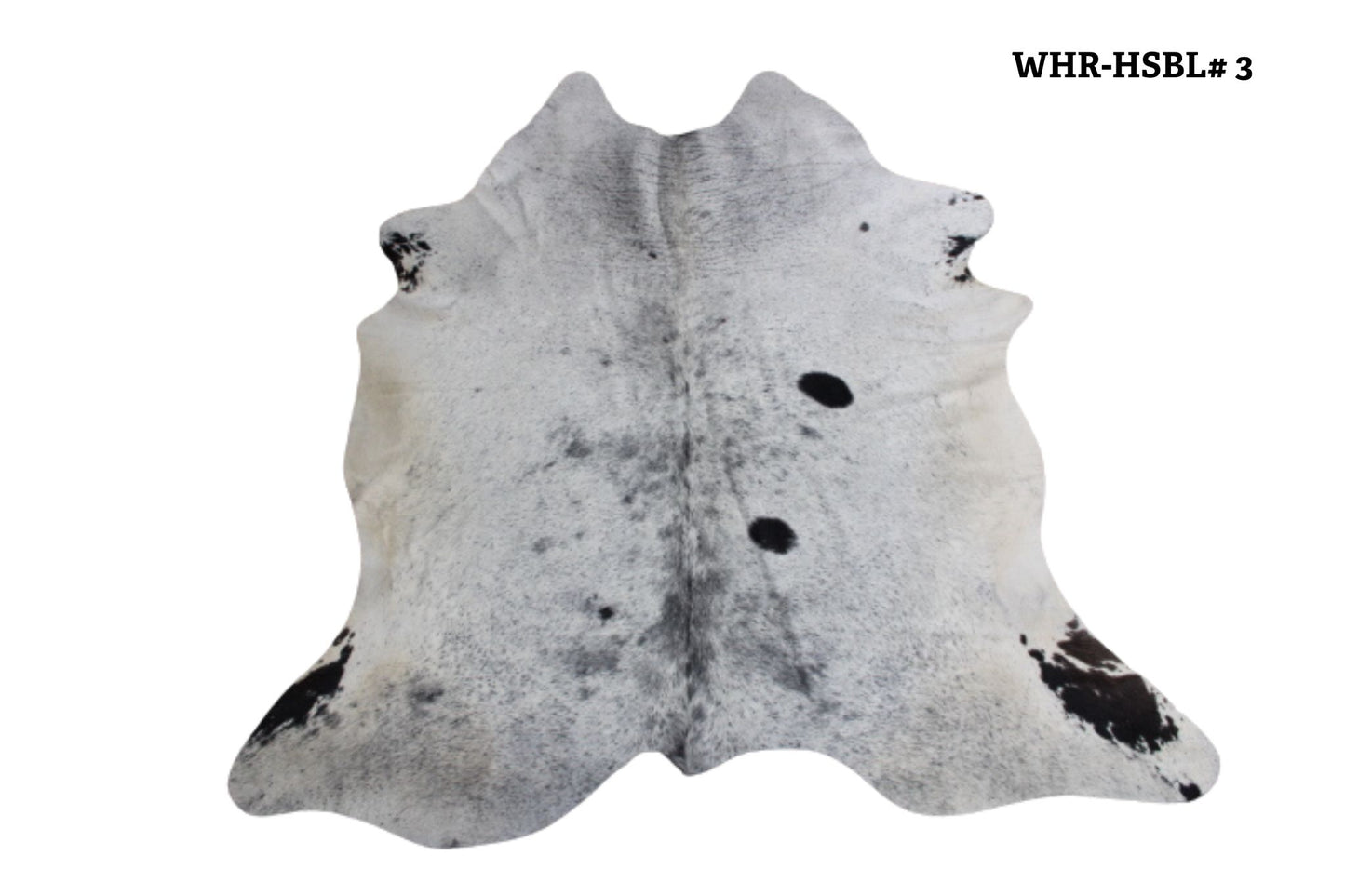 Cowhide Speckled Black & White