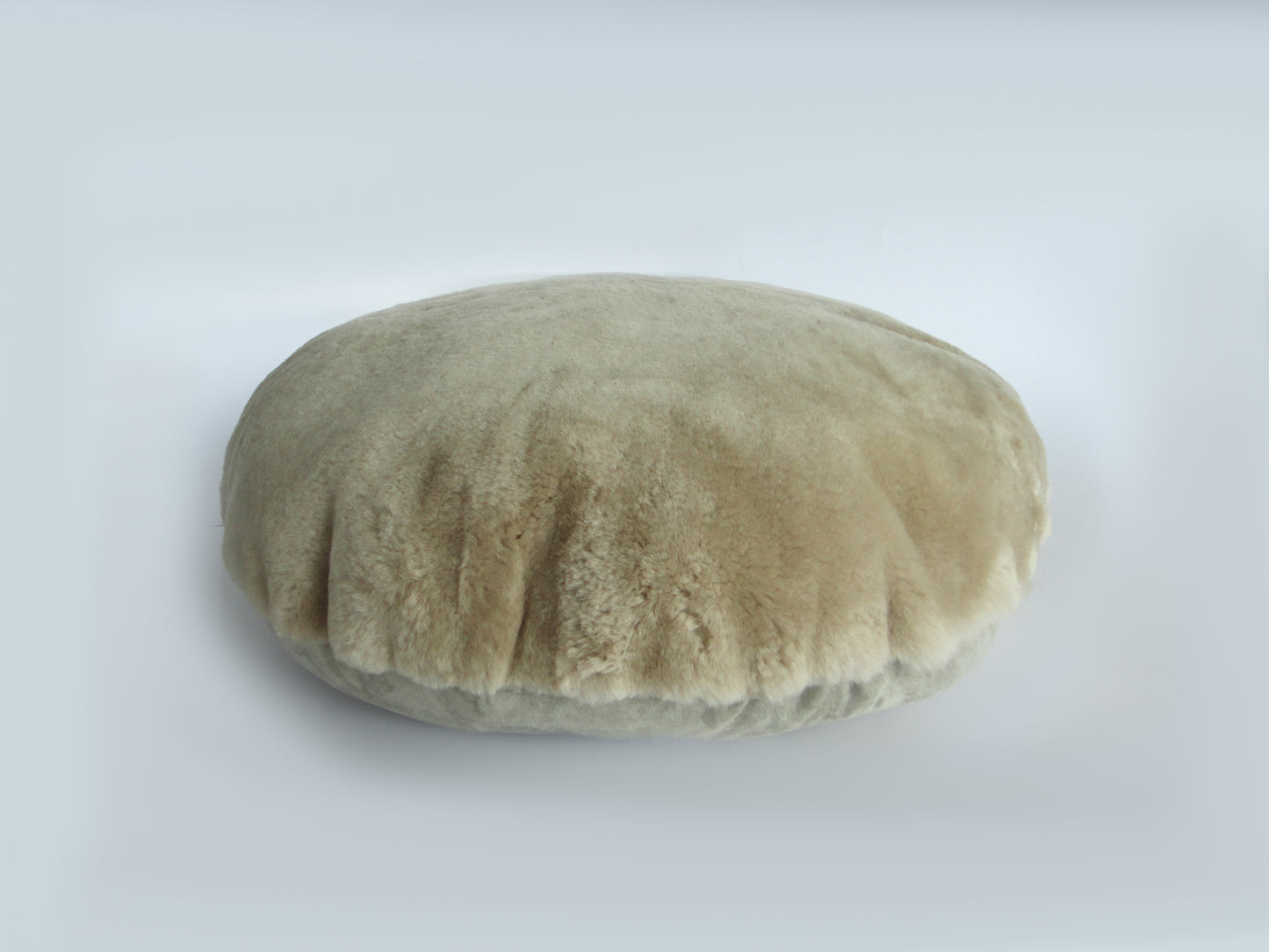 Shorn Round Floor Cushion