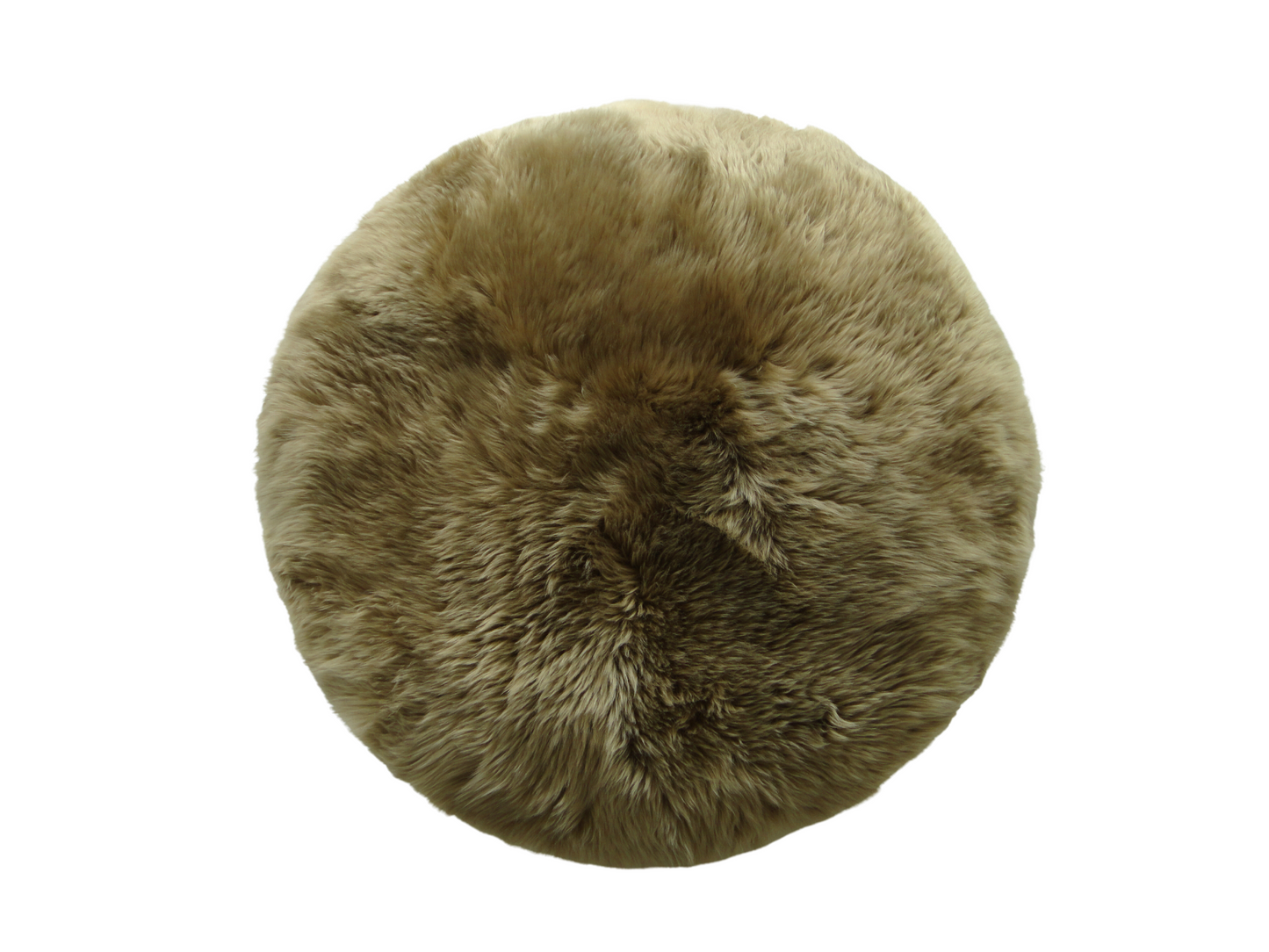 Long Wool Round Floor Cushion