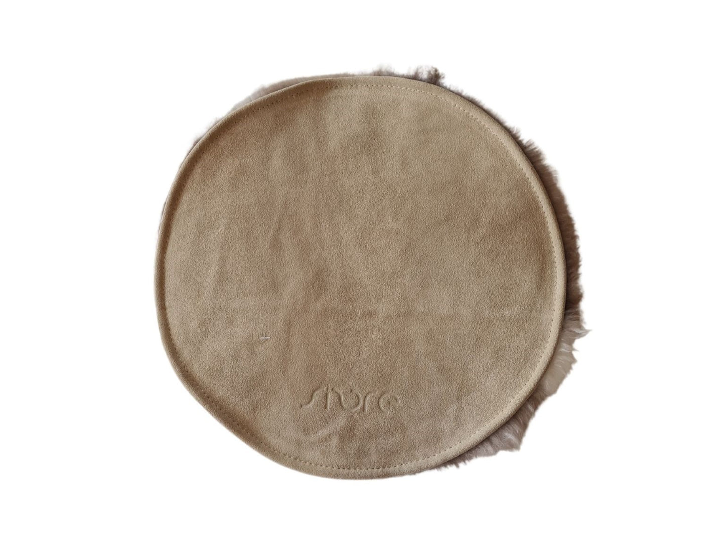 Longwool Sheepskin Seat Pad Natural Brown