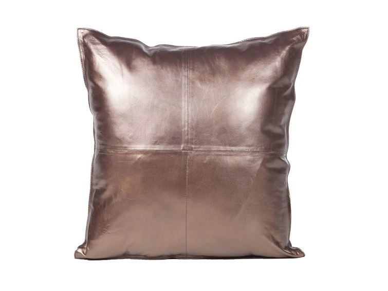 Metallic Leather Cushion