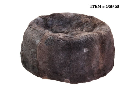Long Wool Bean Bag Natural Coloured