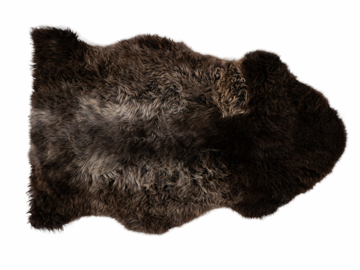 Long Wool New Zealand Natural Brown Rug – Fibre by Auskin NZ