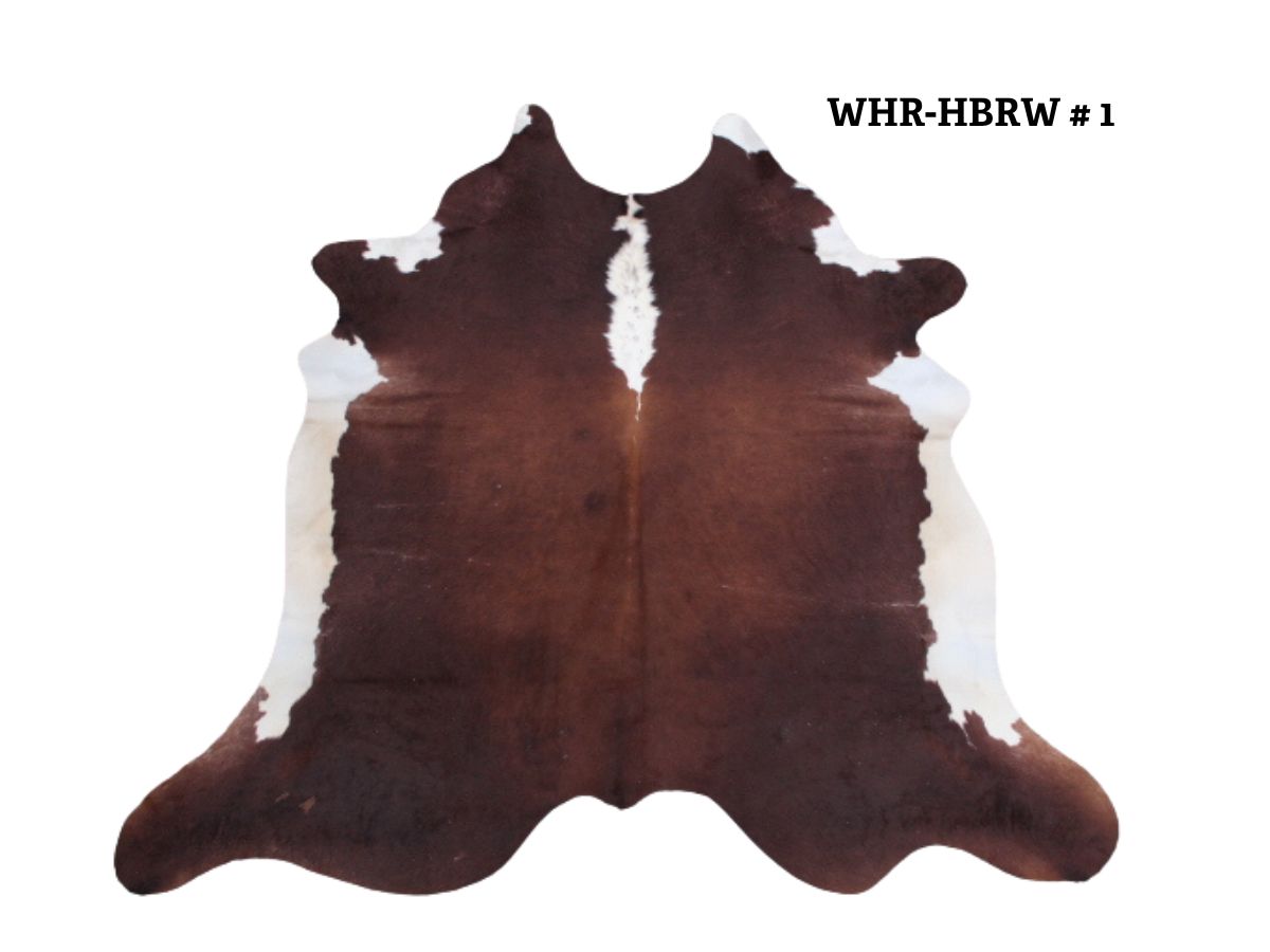 Cowhide Brown & White