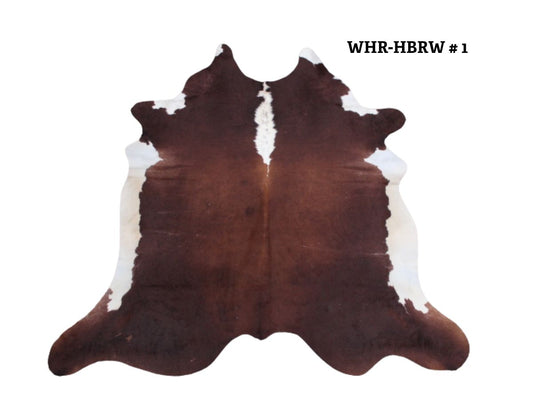 Cowhide Brown & White
