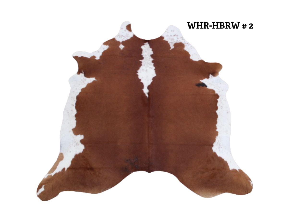 Cowhide Brown & White