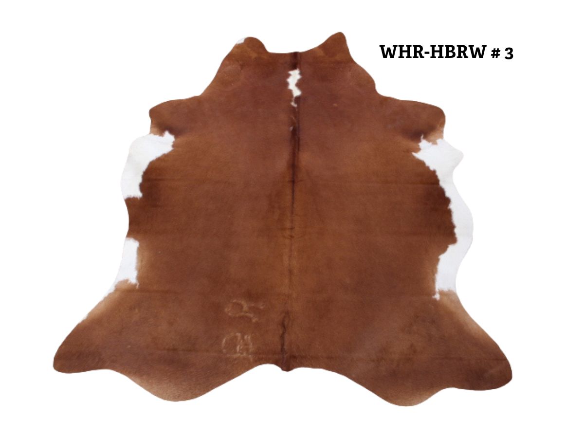 Cowhide Brown & White