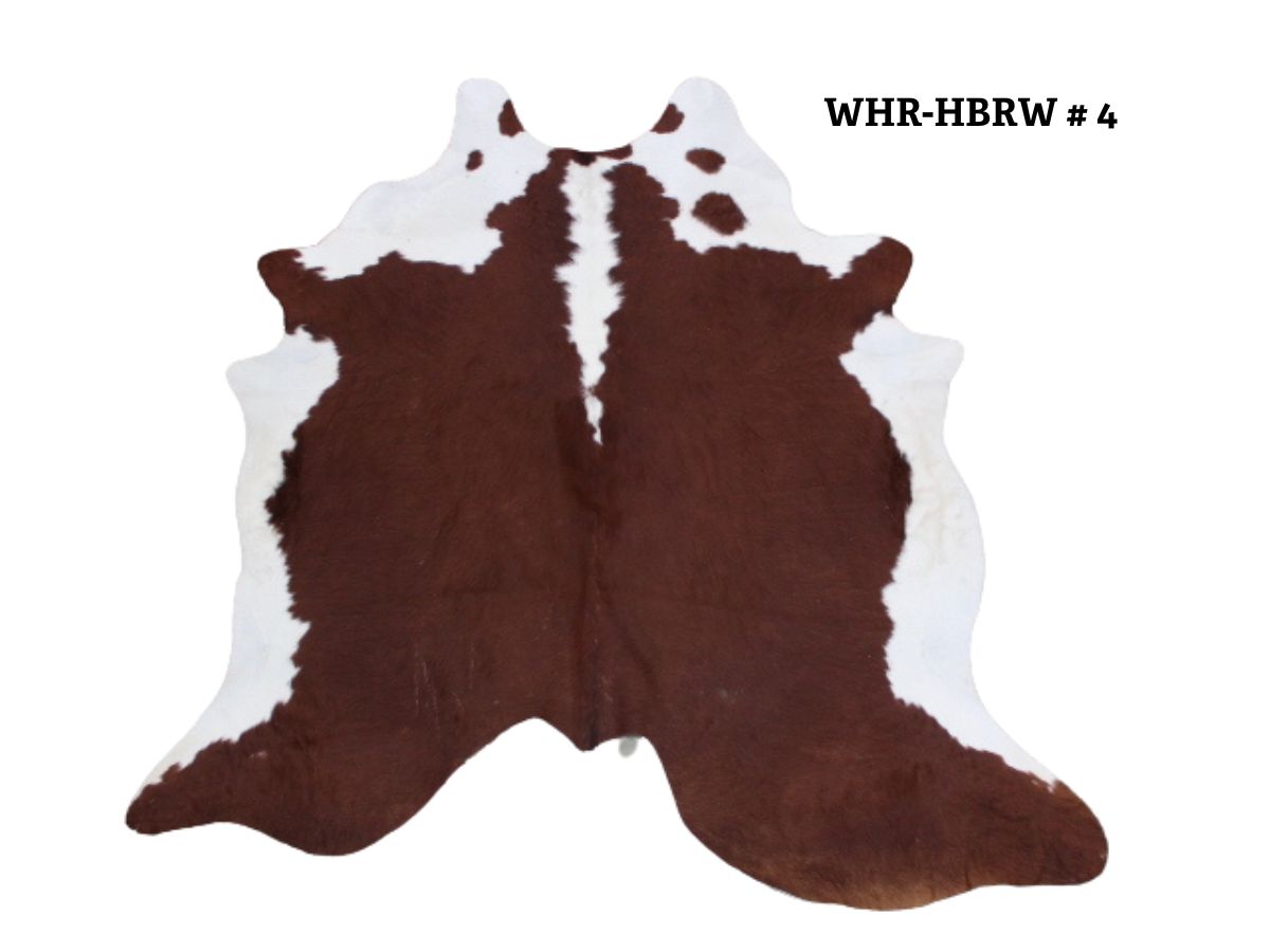 Cowhide Brown & White