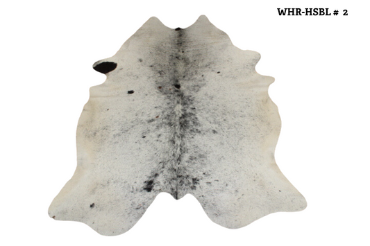 Cowhide Speckled Black & White