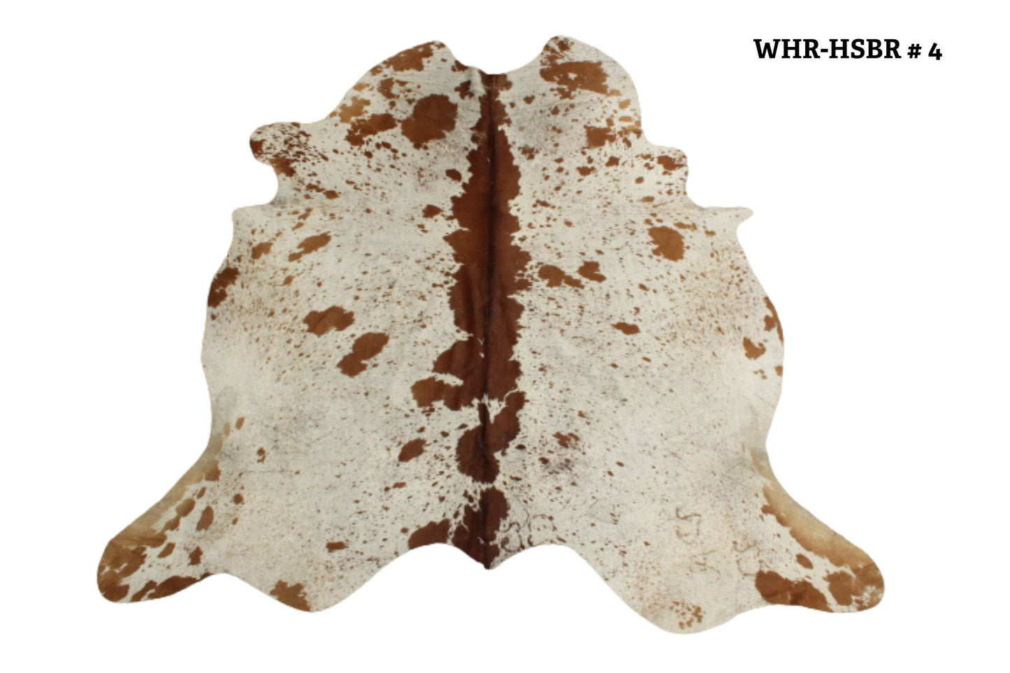 Cowhide Speckled Brown & White