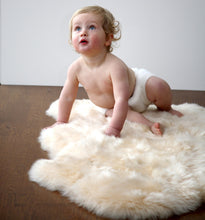 Load image into Gallery viewer, Longwool Infant Play Rug • Bone
